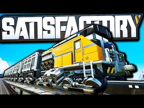 Satisfactory Trains Update is FINALLY Out! | Satisfactory Early Access Gameplay Ep 41