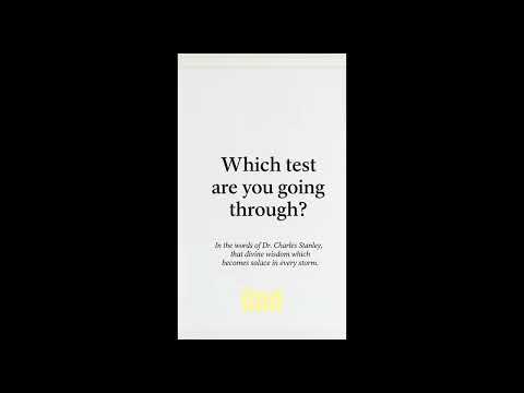 Wisdom For Life's Trials – Dr. Charles Stanley