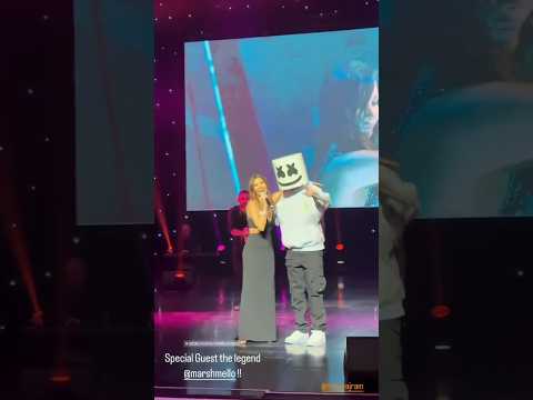Nancy Ajram X marshmello| ظهور مارشميلو في حفل نانسى عجرم