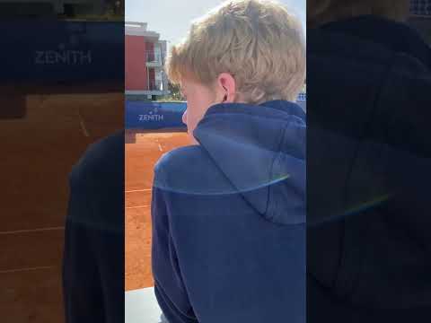 Thijs Boogard vs Friend at Tennis Practice #shortswithzita #ThijsBoogard