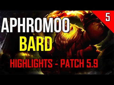 CLG Aphromoo Plays Bard Support - S5 Ranked Team Match [Highlights] #5