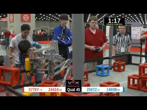2015 VRC Sci Q45 - 5776Y 2442A vs 2587Z 1460B - 18 to 67 - VEX Worlds 2015 - Science Division