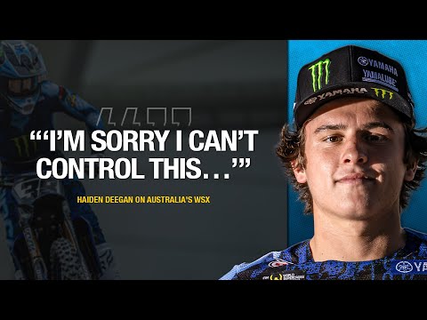 '"I'm sorry I can’t control this…'" | Haiden Deegan on Australia's WSX