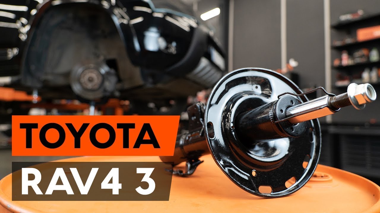 Ako vymeniť predné jednotka prużenia, tlmič prużenia na Toyota RAV4 III – návod na výmenu