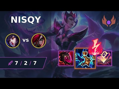 [ Nisqy ] Ahri MID vs Katarina | EUW MASTER | LOL Season 2024