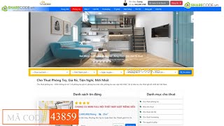 Mã code 43859 Share code website tìm phòng trọ quản lý nhà trọ có slide báo cáo đồ án website