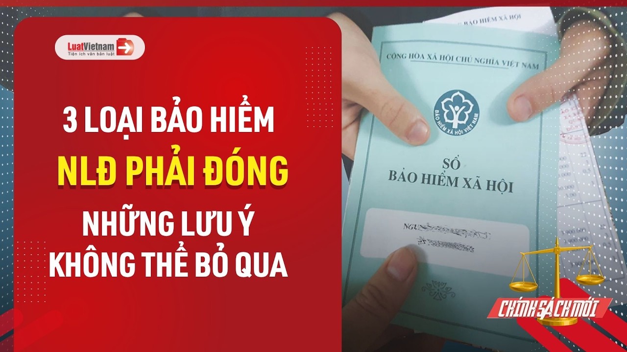 3 loại bảo hiểm NLĐ phải đóng và những lưu ý không thể bỏ qua