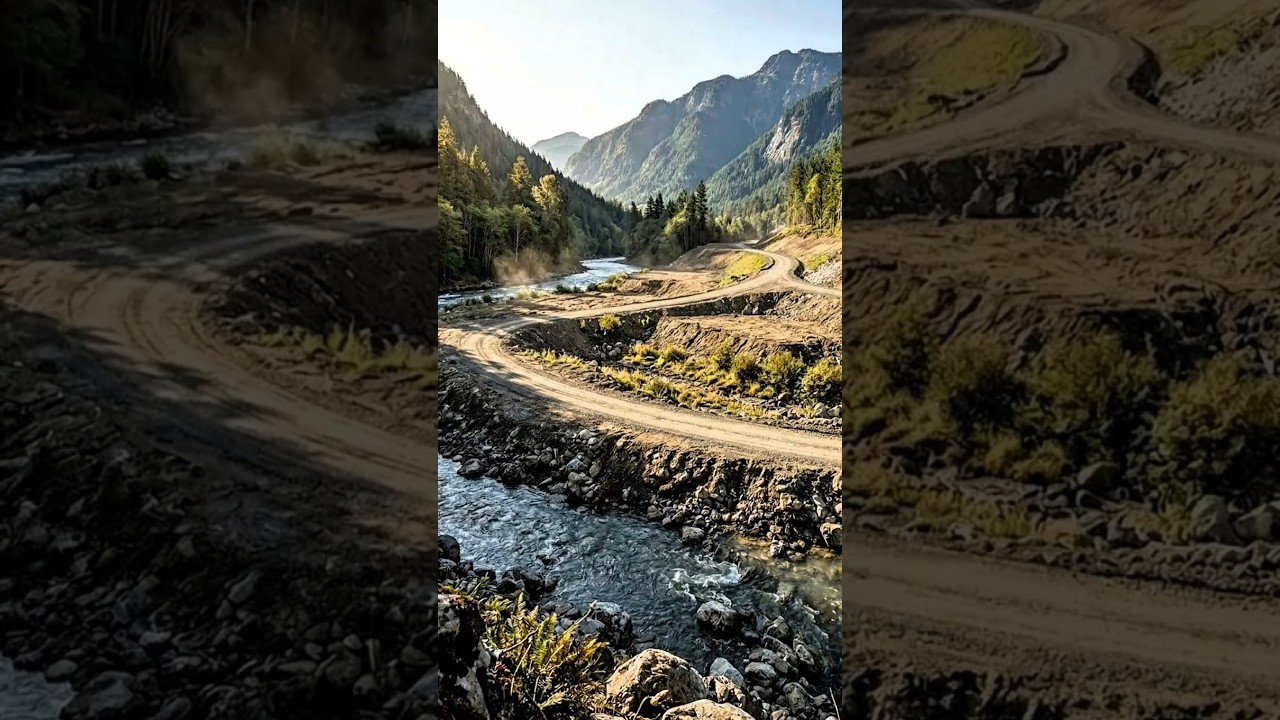 Epic Bridge Construction Timelapse Day to Night Transformation (Cinematic Build) #constructions