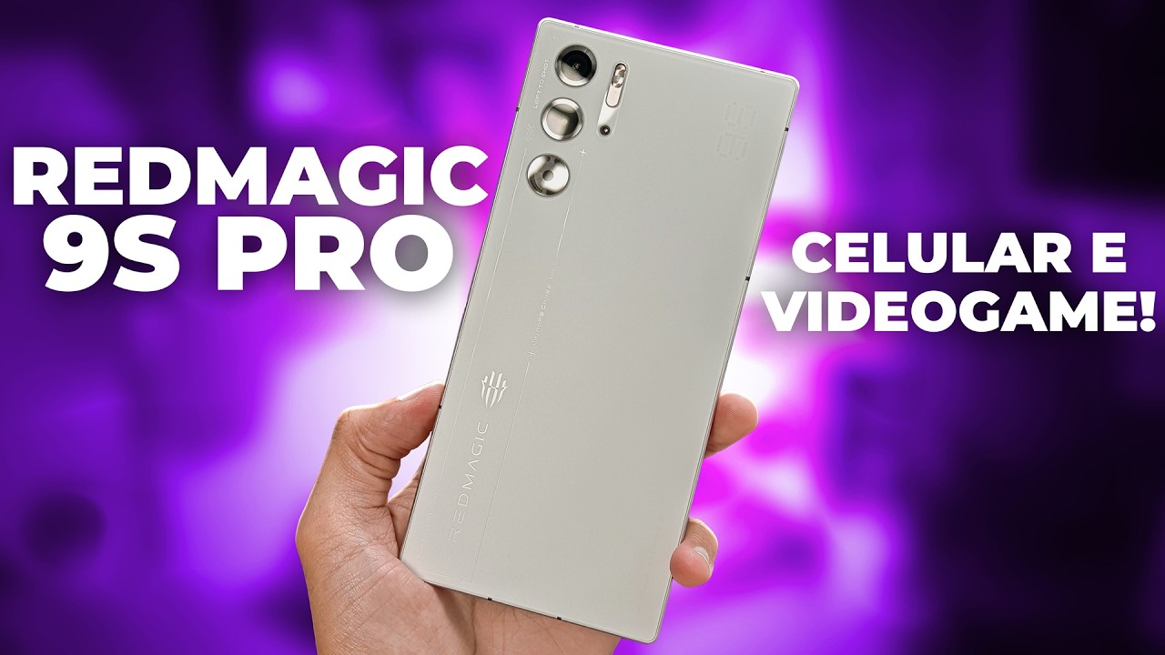 ESSE É O CELULAR GAMER DE VERDADE! POTENTE, BONITO E COM LEDS! Nubia RedMagic 9S Pro ESTÁ ABSURDO!
