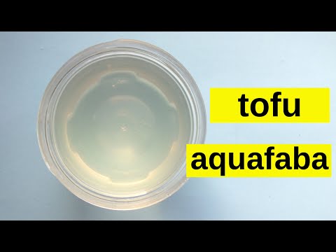 HOW TO MAKE TOFU AQUAFABA 💖Easy Vegan Egg Replacer For Cookies, Bread, Cakes (Binder, Not Whippable)