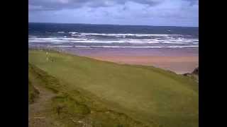 preview picture of video 'Walking to the 14th Green at Doonbeg Golf Club'