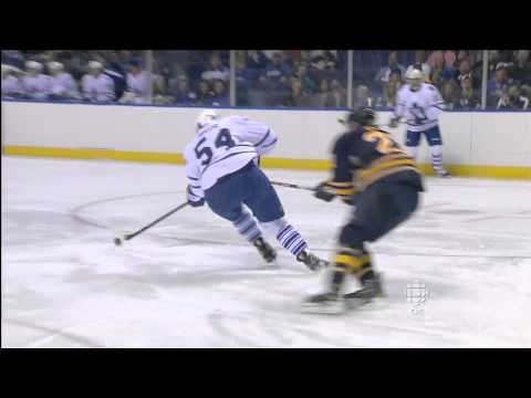 Leafs @ Sabres - Brad Boyes Headshot Replay - 110924