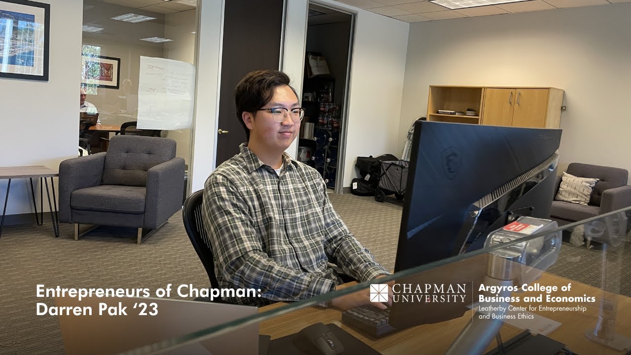 Entrepreneurs of Chapman: Darren Pak '23