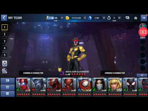 Shadowland Solo T1 Nova vs. She-Hulk Boss Relay Floor 16 Marvel Future Fight