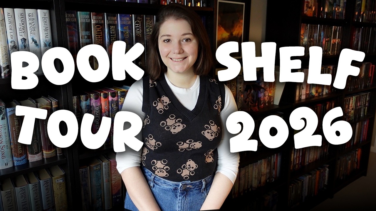 BOOKSHELF TOUR 2026 📚 explore my home library & special edition book collection ✨
