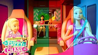 Barbie &amp; Her Sisters in a Puppy Chase | Live in the Moment ( Lyrics Video )
