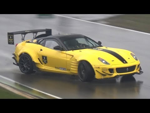 Ferrari 599 GTB Drifting on Track! - Federico Sceriffo FORMULA DRIFT 2018 Test!