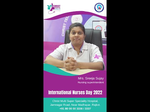 Mrs Sreeja Sujay wishes all a very happy International Nursing day! 12-05-22