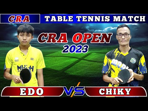 Edo OYUDA gegen Ciky PLARA Tischtennis-Meisterschaft CRA OPEN 2023 Welt des Tischtennis