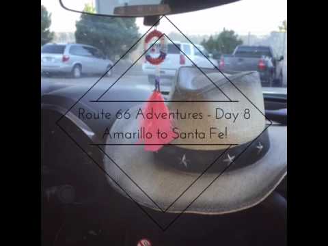 Route 66 Adventure Day 8- Amarillo to Santa Fe, New Mexico - Cadillac Ranch, Time Change, Desert.