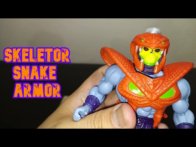 Vídeo relacionado con Masters of the Universe MOTU Origins Cartoon Collection Vypor, Figura de acción del Hombre Serpiente con 2 cadenas, armadura de falda y báculo, juguete regalo para niños y niñas +6 años, HYD42