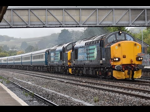 Direct Rail Services 37602 & 37606 Breaks The Sound Barrier Takes Full Charge The Marches Cornishman
