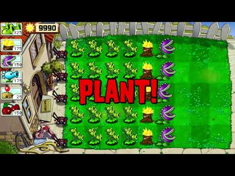 PvZ 2 Fusion 2.1.5 | Plants vs Zombies | Team Gatling Pea Vs Giga Gargantuar #4