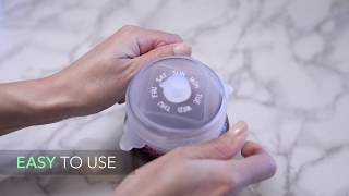 UniLid: One Lid Fits All 5-Piece Set (Blue Topaz)