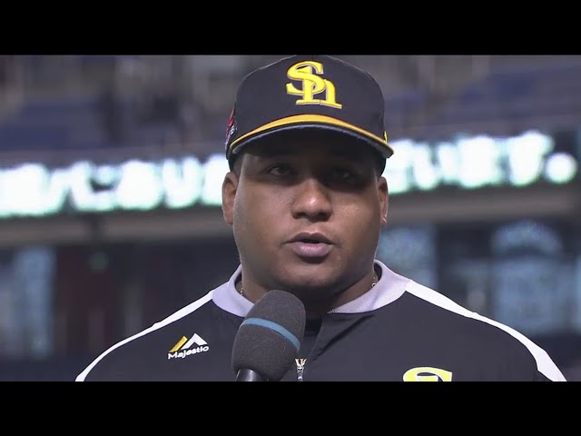 ホークス・デスパイネ選手ヒーローインタビュー 2017/4/18 M-H