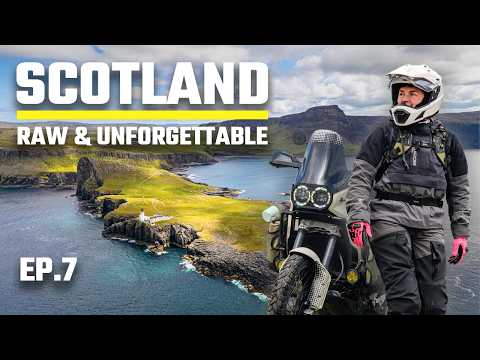 ISLE OF SKYE: Motorcycles, the roads, cliffs, views.. another level! INTENSE & RAW SCOTLAND (S8-EP7)