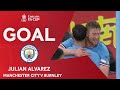 GOAL | Julian Alvarez | Manchester City 4-0 Burnley | Quarter-Final | Emirates FA Cup 2022-23