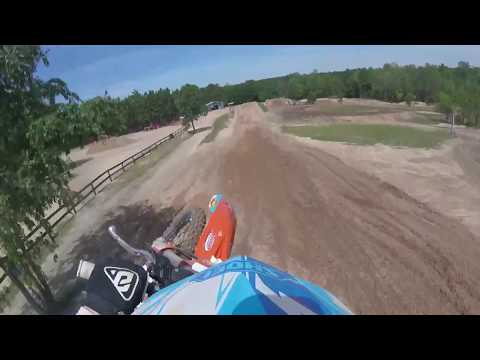 Club Mx Practice Track KTM 125 Helmet Cam Ft Joey Crown