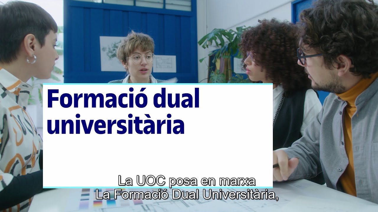 La formació dual universitària a la UOC