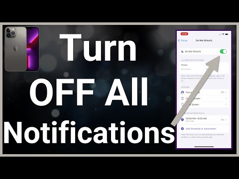 How To Turn Off All Notifications On iPhone