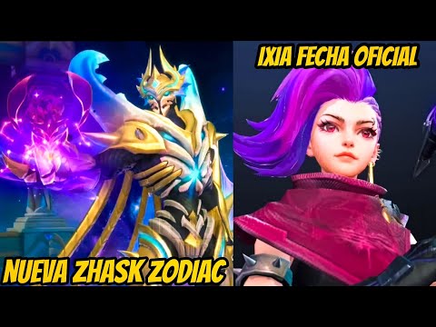 NUEVA SKIN ZHASK ZODIAC!| IXIA DISEÑO FINAL! Y MAS!| MOBILE LEGENDS ESPAÑOL 2023