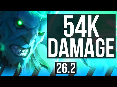 RYZE vs TRYNDAMERE (MID) | 54K damage, 5k gold comeback | KR Challenger | 26.2