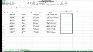 Download the video "Data from several worksheets onto one sheet using VLOOKUP #exceltutorial #exceltips #exceltricks"