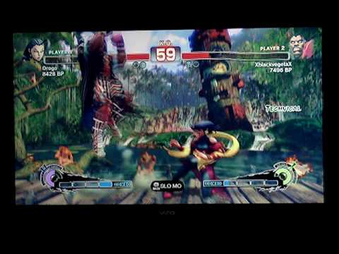 SSF4: XblackvegetaX (Balrog) vs Orogo (Rose) - Ranked Match