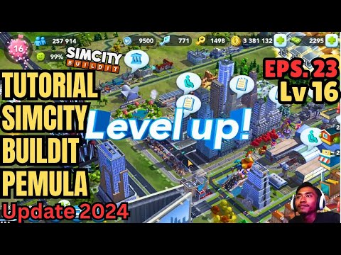 Tutorial SimCity BuildIt Pemula Eps.23 Naik ke Level Kota 16 | Membuka Rumah Sakit dan Item Baru