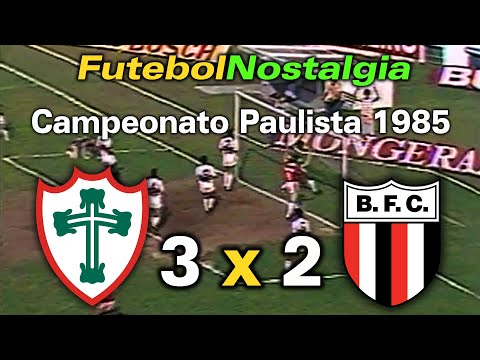 Portuguesa 3 x 2 Botafogo-SP - 16-10-1985 (Campeonato Paulista)
