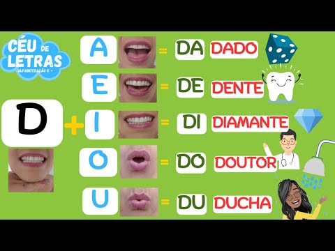 ✨COMO ENSINAR A CRIANÇA A LER E ESCREVER! | O som da letra D | MÉTODO FÁCIL e RÁPIDO