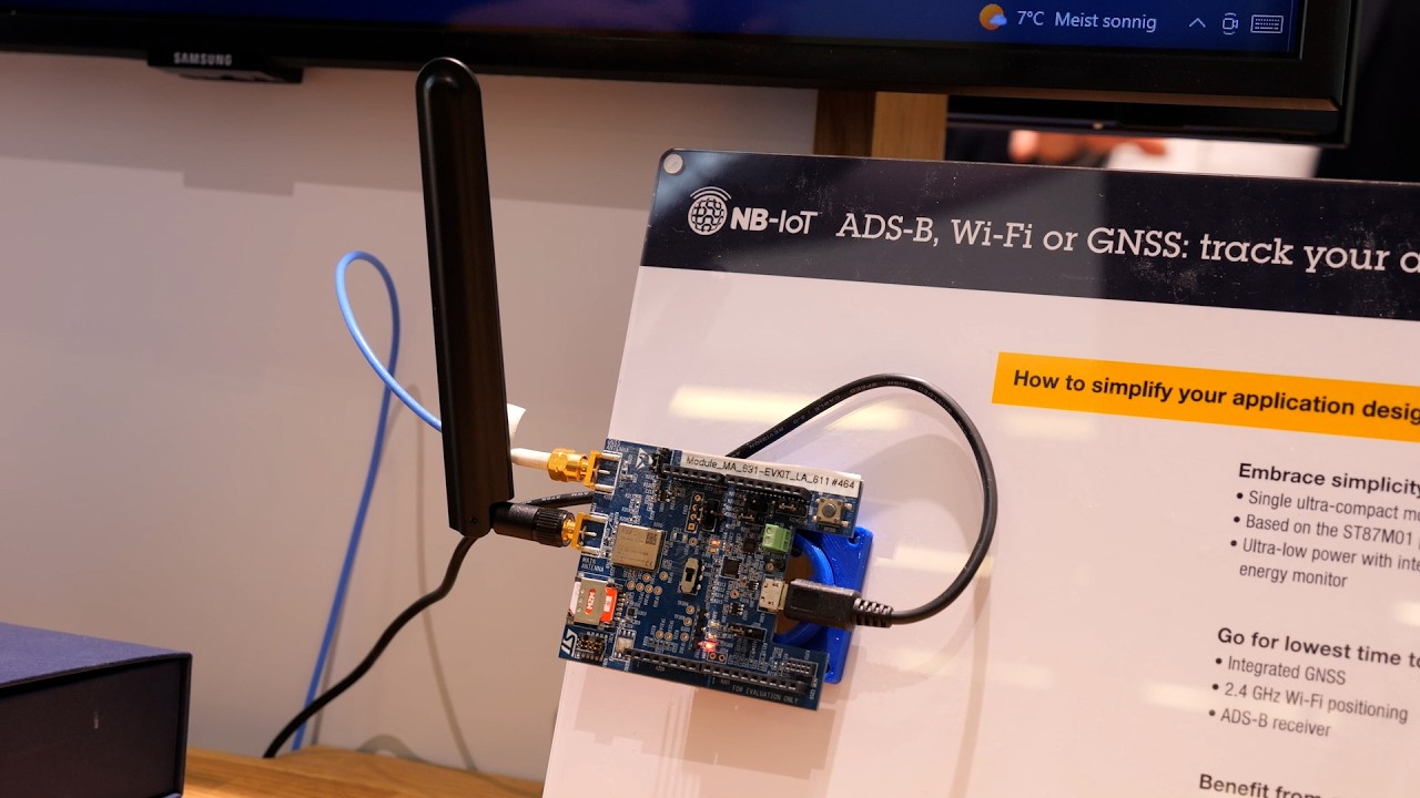 ST87M01: Powering massive IoT — from smart cities to asset tracking