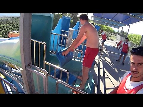 Scary Chimera Water Slide at Odissea 2000
