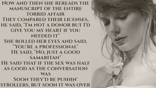 Taylor Swift ~ The Manuscript ~ Lyrics