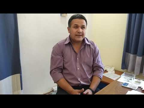 J. C. García, intendente de Los Manantiales