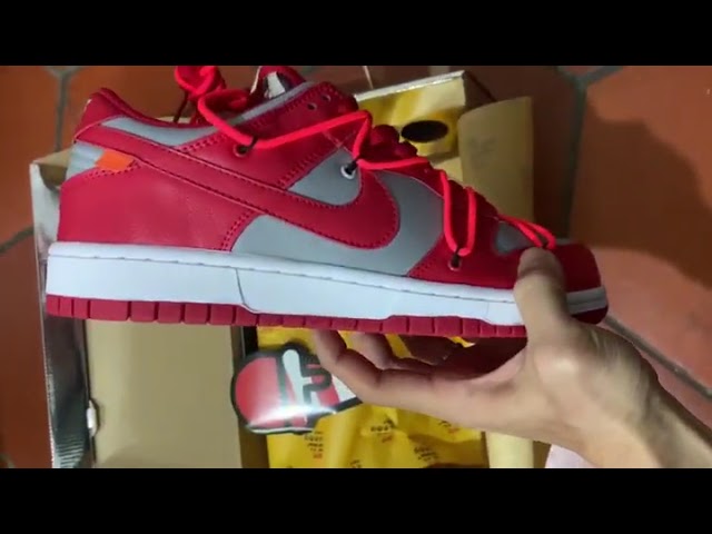 Dunk Low x Off-White UNIVERSITY RED