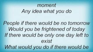 Amber - If There Is No Tomorrow Lyrics