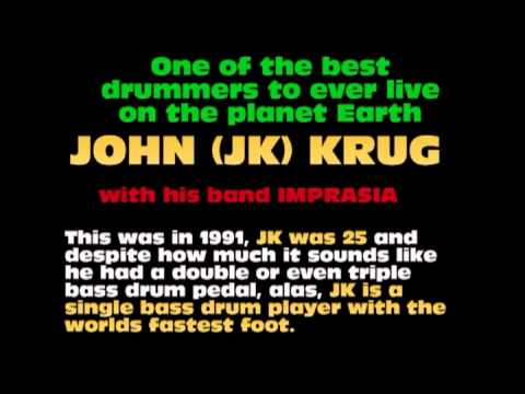 John Krug from IMPRASIA - Best Drum Solo Ever!