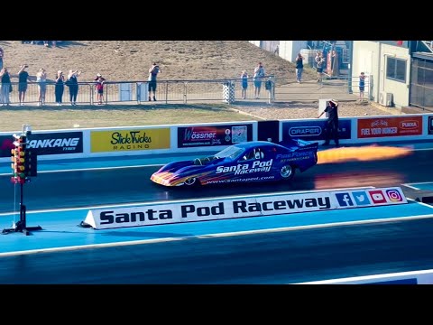 FireForce 3 Jet Funny Car Greenlight Nationals 2025 Santa Pod Raceway 