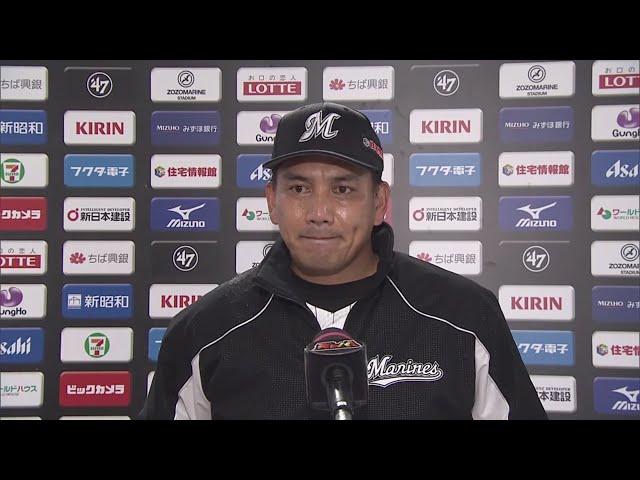 10/7 マリーンズ・井口監督 試合後インタビュー